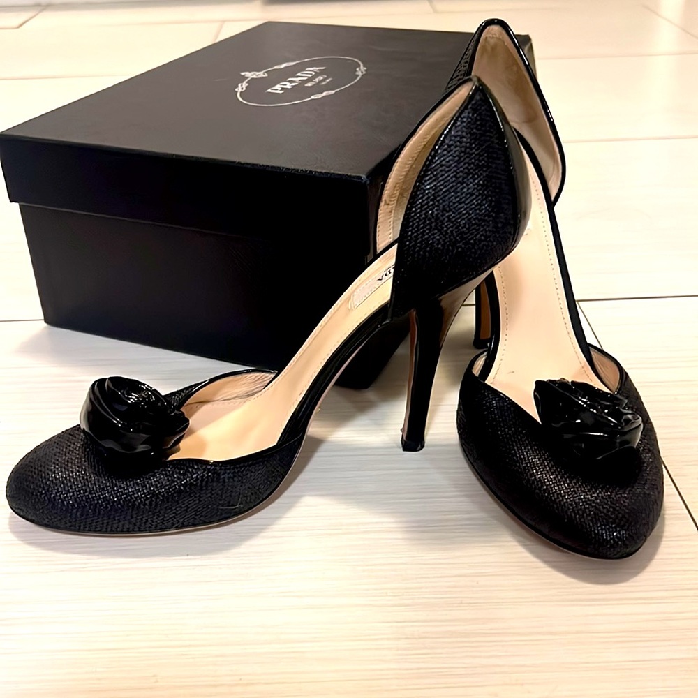 Prada Black Heels